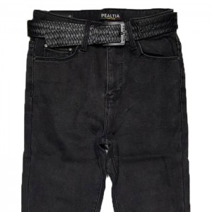 Джинси жіночі PEALTIA JEANS ПОЛУБАТАЛ Американка Утеплені 1018
