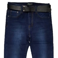 Джинси жіночі PEALTIA JEANS НАПІВБАТАЛ утеплені 6612