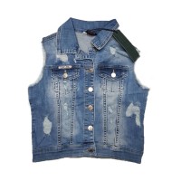 Джинсова жилетка Cracpot jeans 6269