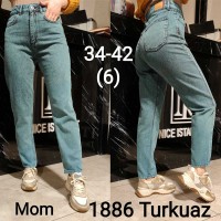 Джинси жіночі IT'S BASIC JEANS 1886 МОМ Туреччина