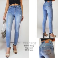 Джинсы женские  CRACPOT JEANS 3907 SKINNY SKINNY