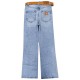 Джинсы женские  DOLCE SQUARDO JEANS 6280 WIDE LEG Турция