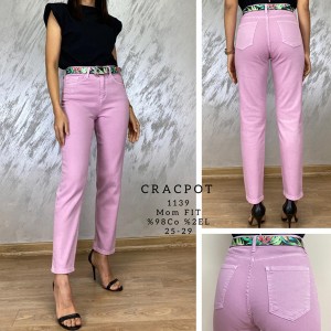 Джинсы женские CRACPOT JEANS 1139-1 MOM Турция