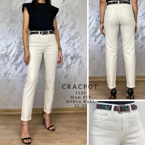 Джинсы женские CRACPOT JEANS 1139-2 MOM Турция