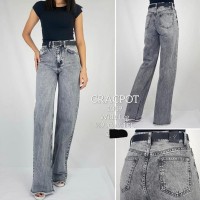 Джинси жіночі CRACPOT JEANS 1009-1 WIDE LEG MOM Туреччина