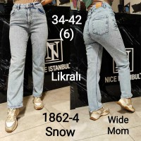 Джинси жіночі IT'S BASIC JEANS 1862-4-1 WIDE LEG MOM Туреччина