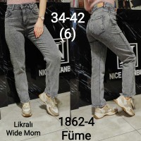 Джинси жіночі IT'S BASIC JEANS 1862-4 WIDE LEG MOM Туреччина