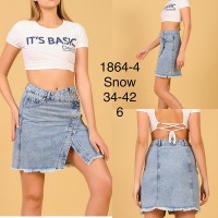 Спідниця джинсова IT'S BASIC JEANS 1864-4 Туреччина