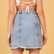 Юбка джинсовая IT'S BASIC JEANS 1864-4 Турция