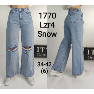 Джинсы женские IT'S BASIC JEANS 1770 WIDE LEG Турция