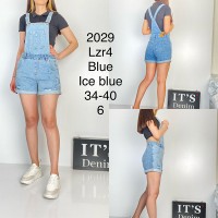 Шорти-комбінезон жіночий IT'S BASIC JEANS 2029