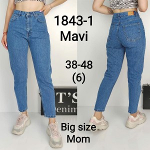 Джинси жіночі IT'S BASIC JEANS 1843-4 MOM Туреччина