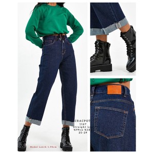Джинсы женские CRACKPOT JEANS 1167 STRAIGHT Турция