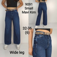 Джинси жіночі IT'S BASIC JEANS 9091 WIDE LEG Туреччина