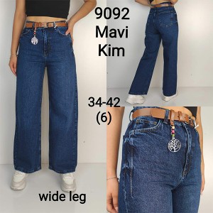 Джинсы женские IT'S BASIC JEANS 9092 WIDE LEG Турция