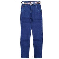 Джинсы женские VANVER JEANS 8708 MOM на байке