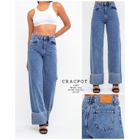 Джинси жіночі CRACKPOT JEANS 1189 Wide Leg Туреччина