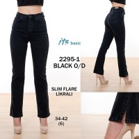 Джинси жіночі IT'S BASIC JEANS 2295-1 Slim Flare