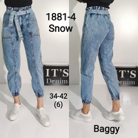 Джинси жіночі IT'S BASIC JEANS 1881-4 Baggy Туреччина