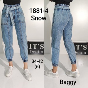 Джинси жіночі IT'S BASIC JEANS 1881-4 Baggy Туреччина