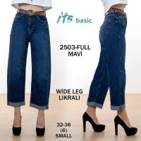 Джинси жіночі IT'S BASIC JEANS 2503 full Wide Leg Туреччина