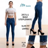 Джинси жіночі IT'S BASIC JEANS 2571-1 SLIM  FIT Туреччина