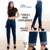 Джинси жіночі IT'S BASIC JEANS 2564-1 МОМ Туреччина