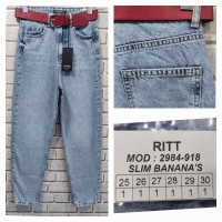 Джинси жіночі RITT JEANS 2984 SLIM BANANA'S