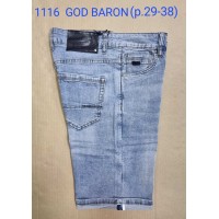 Шорти джинсові чоловічі 1116 GOD BARON JEANS