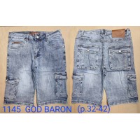 Шорти джинсові чоловічі 1145 GOD BARON JEANS