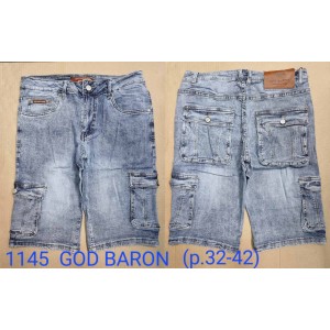 Шорты джинсовые мужские 1145 GOD BARON JEANS