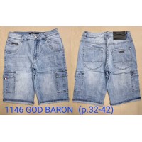 Шорти джинсові чоловічі 1146 GOD BARON JEANS