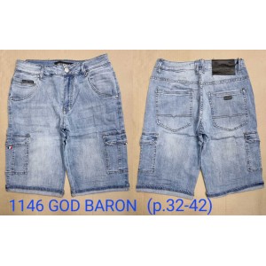 Шорты джинсовые мужские 1146 GOD BARON JEANS