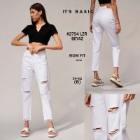 Джинси жіночі IT'S BASIC JEANS 2794 МОМ FIT