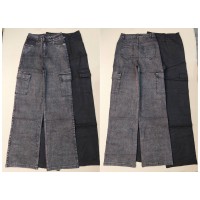 Джинси підліткові ANNA COCO JEANS 5060 WIDE LEG CARGO