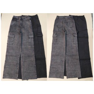 Джинси підліткові ANNA COCO JEANS 5060 WIDE LEG CARGO