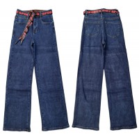 Джинси жіночі VANVER JEANS 8938 WIDE LEG на байці