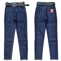 Джинсы женские VANVER JEANS 8953 MOM на байке