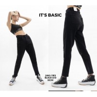 Джинси жіночі IT'S BASIC JEANS 2463 МОМ