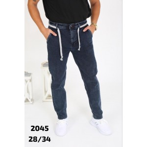 Джинси чоловічі WILLMEN (REDMAN) JEANS 2045 МОМ СІРО-СИНІЙ