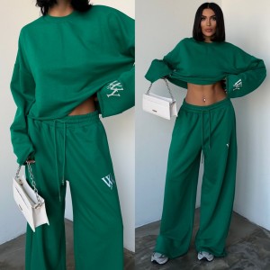 Спортивний костюм жіночий BASCO FASHION 515 зелений