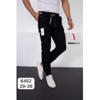 Джинси чоловічі REDMAN JEANS 6452 KARGO Чорний