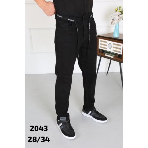 Джинси чоловічі WILLMEN (REDMAN) JEANS 2043 МОМ ЧОРНИЙ