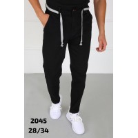 Джинси чоловічі WILLMEN (REDMAN) JEANS 2045 МОМ ЧОРНИЙ