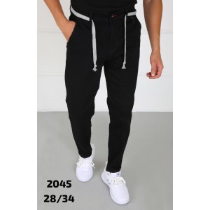 Джинси чоловічі WILLMEN (REDMAN) JEANS 2045 МОМ ЧОРНИЙ