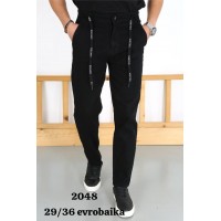 Джинси чоловічі WILLMEN (REDMAN) JEANS 2053 МОМ ЄВРОБАЙКА ЧОРНИЙ