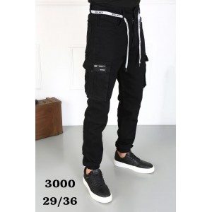 Джинси чоловічі WILLMEN (REDMAN) JEANS 3000 КОМАНДО ЧОРНИЙ