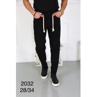 Джинси чоловічі 2032 WILLMEN (REDMAN) JEANS ЧОРНИЙ