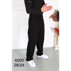 Джинсы мужские WILLMEN JEANS МОМ 4000 ЧЕРНЫЙ