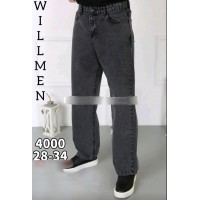 Джинси чоловічі WILLMEN JEANS МОМ 4000 ГРАФІТ